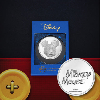 Disney Mickey Silver Coin 999.0 Silver - FKJCONSLM9868