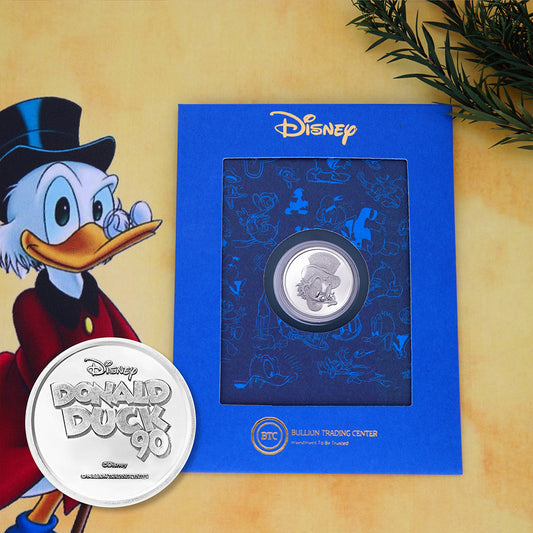 Disney Uncle Scrooge Silver Coin 999.0 Silver - FKJCONSLM9870