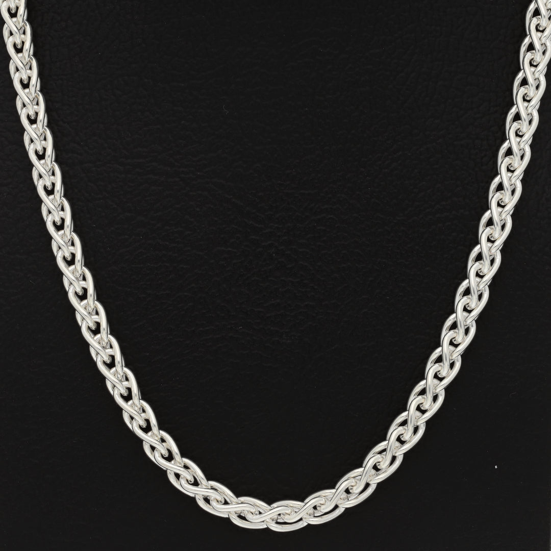 Sterling Silver 925 24 Inches S Double Link Chains - FKJCNSL9499