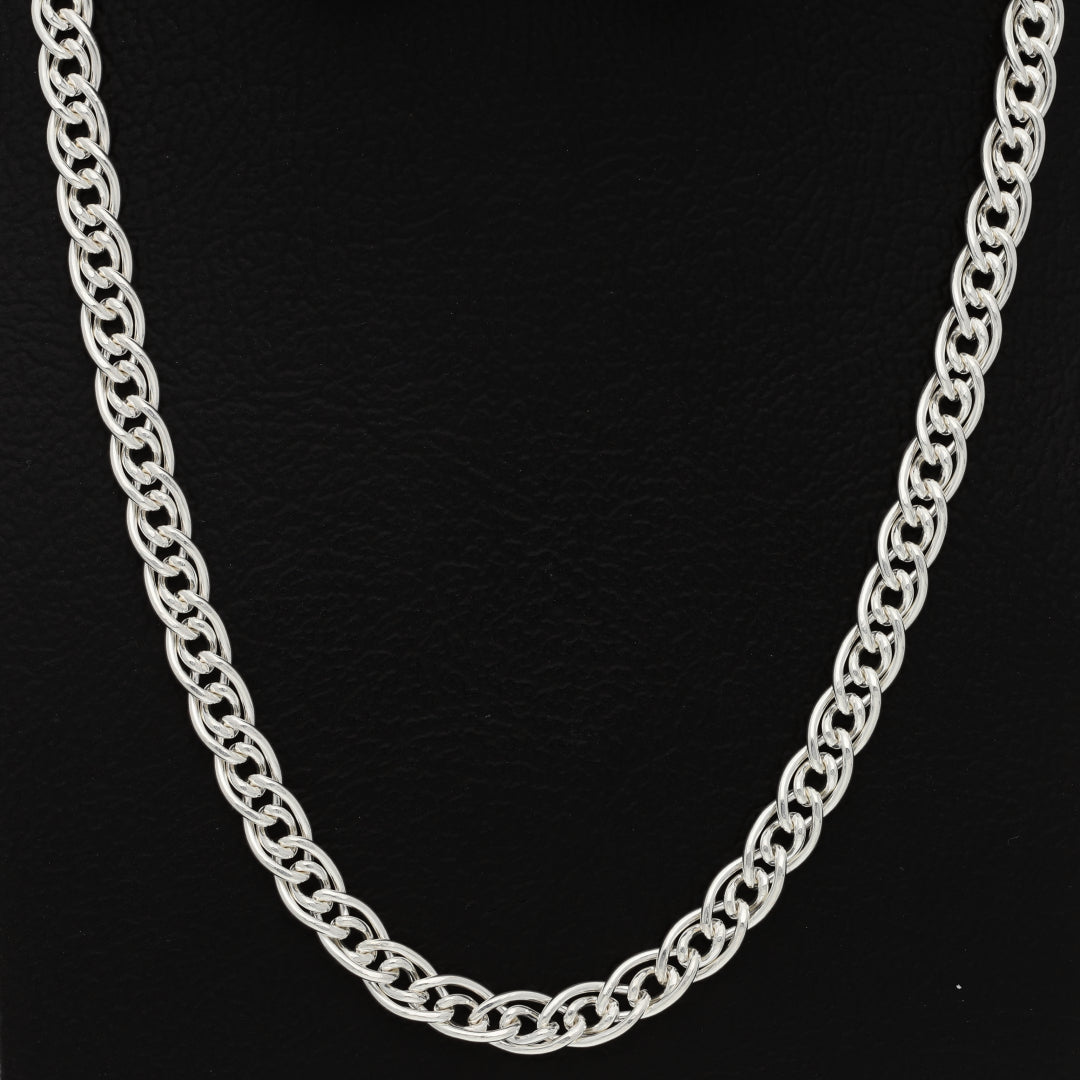 Sterling Silver 925 Double Interlink Chains - FKJCNSL9500