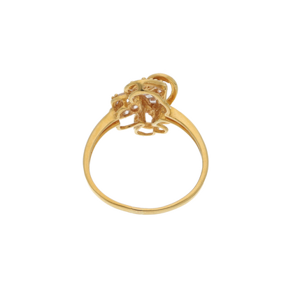 Gold Heidi Design Ring 21KT - FKJRN21K8857