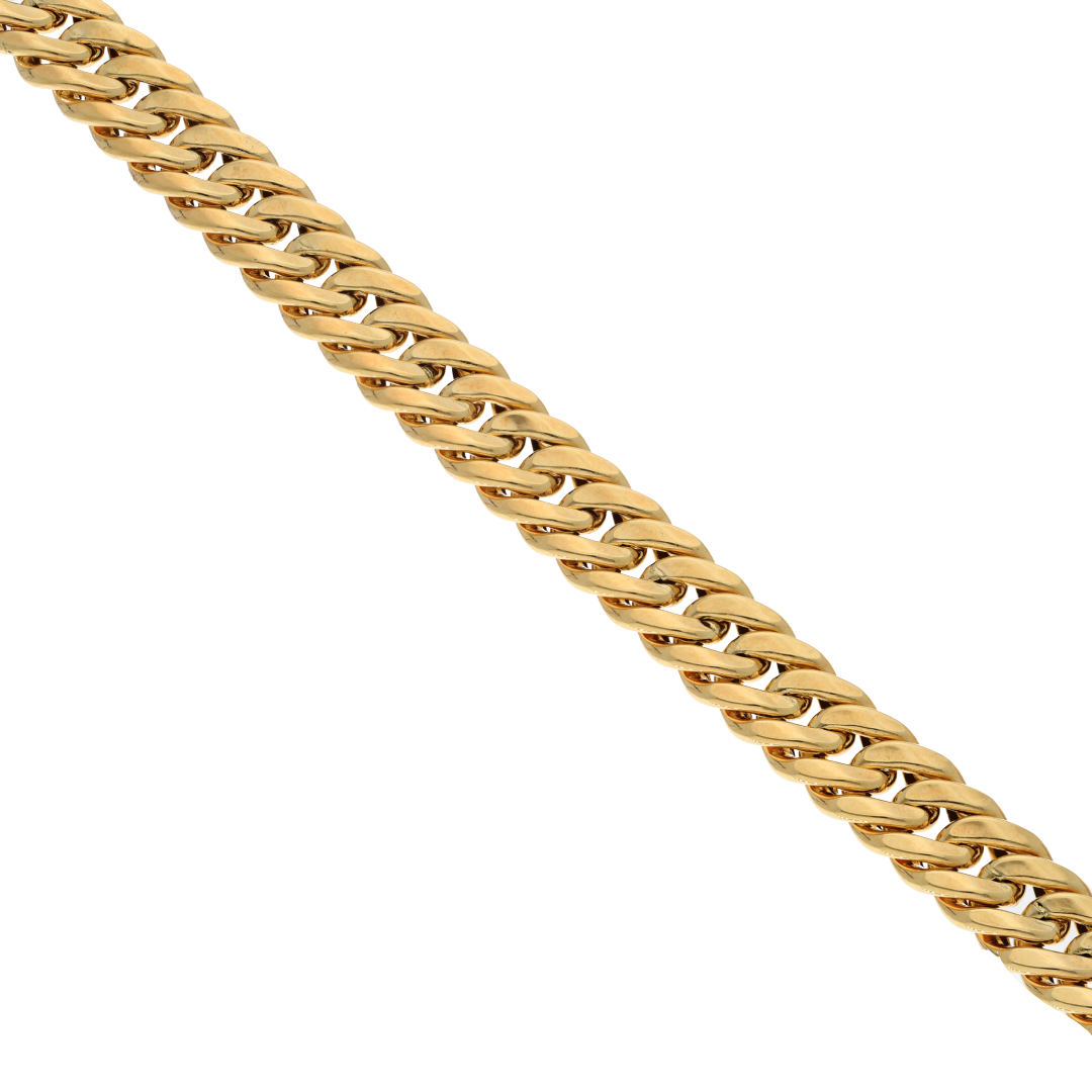 Gold 22 Inches Curb Chain 18KT - FKJCN18K8878