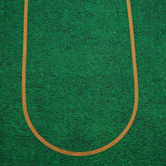 Gold 20 Inches Heavy Herringbone Chain 18KT - FKJCN18K8911