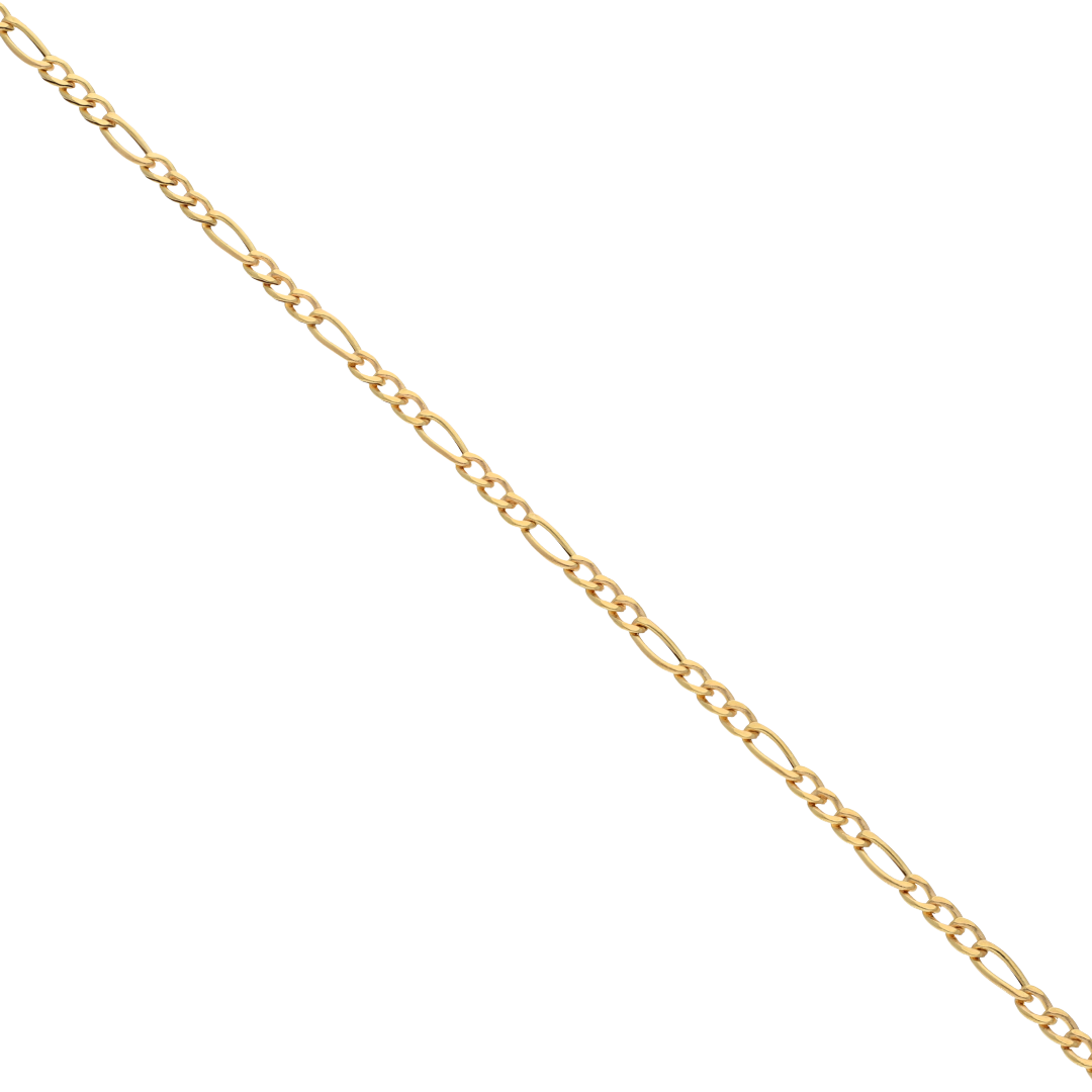 Gold 18 Inches Figaro Chain 18KT - FKJCN18K8915
