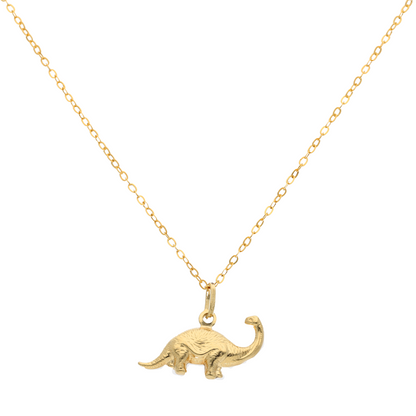 Gold Necklace (Chain with Dinosaur Pendant) 18KT - FKJNKL18K9180