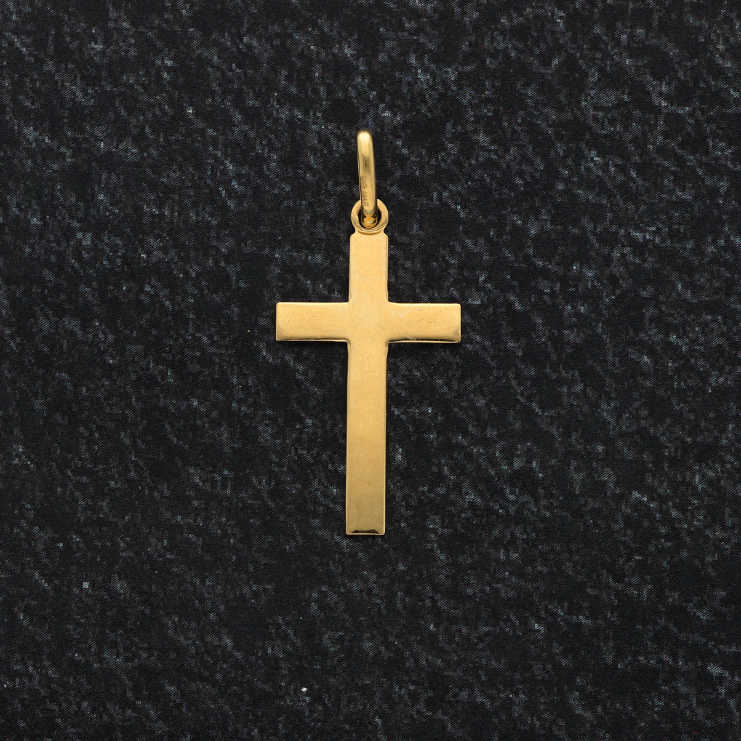 Gold Holy Cross Pendant 18KT - FKJPND18K9185