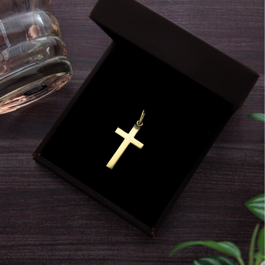 Gold Holy Cross Pendant 18KT - FKJPND18K9185