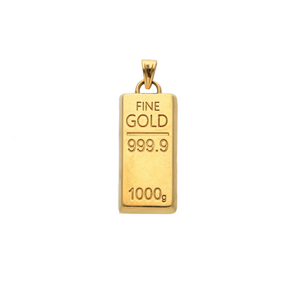 Gold Gold Bar Shaped Pendant 18KT - FKJPND18K9196