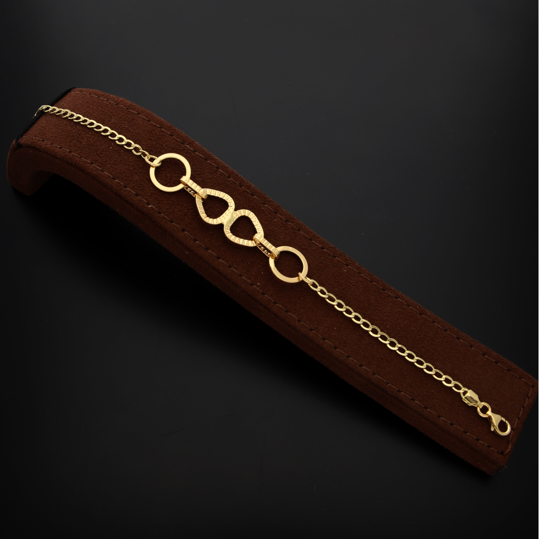 Gold Snaffle Design Bracelet 18KT - FKJBRL18K9310