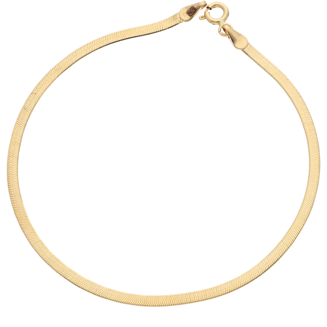 Gold Classy Art Design Bracelet 18KT - FKJBRL18K9318