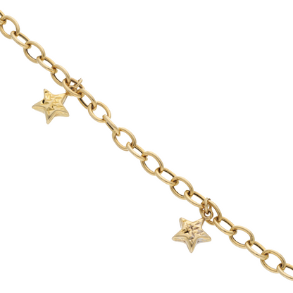 Gold Club Stolen Star Bracelet 18K - FKJBRL18K9319