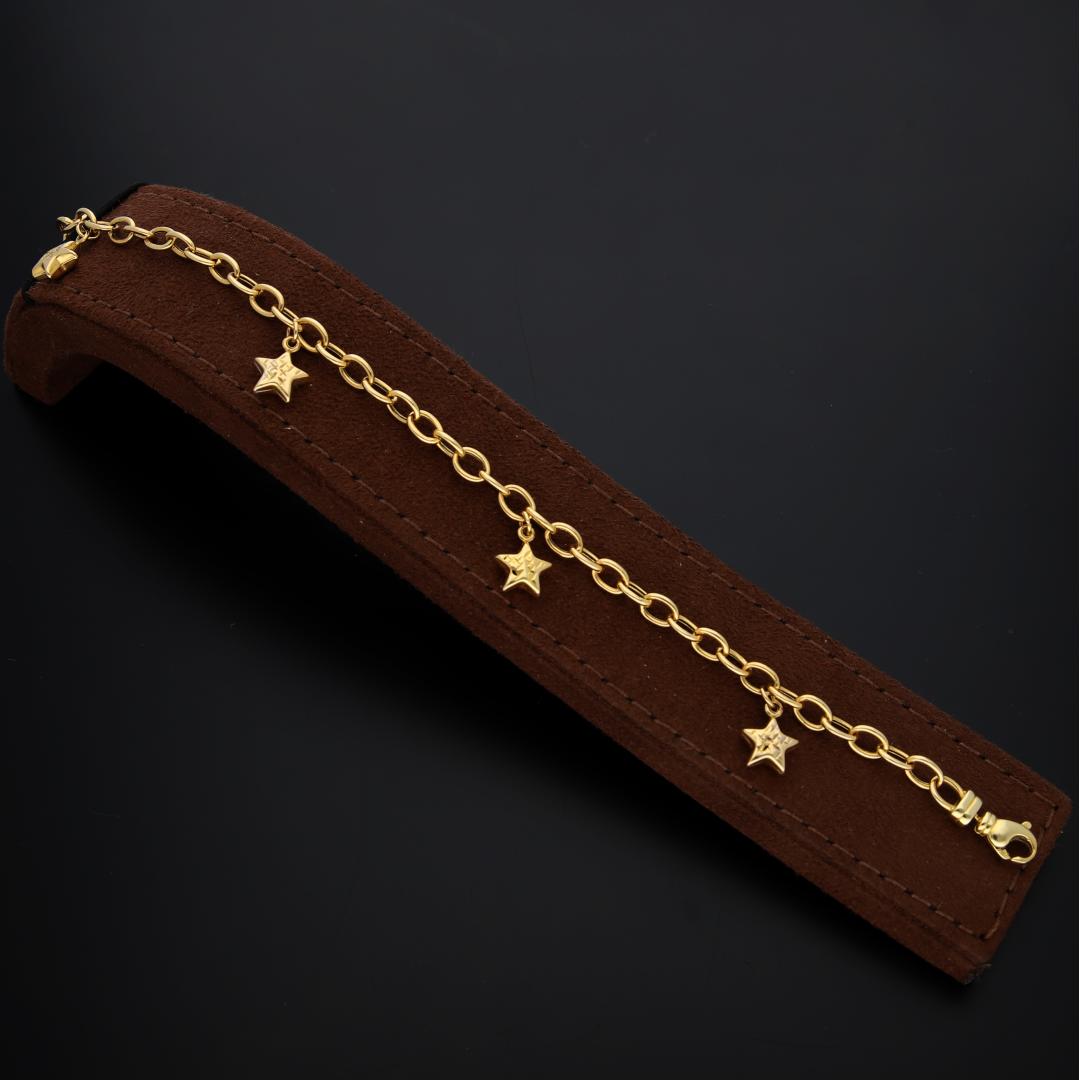 Gold Club Stolen Star Bracelet 18K - FKJBRL18K9319