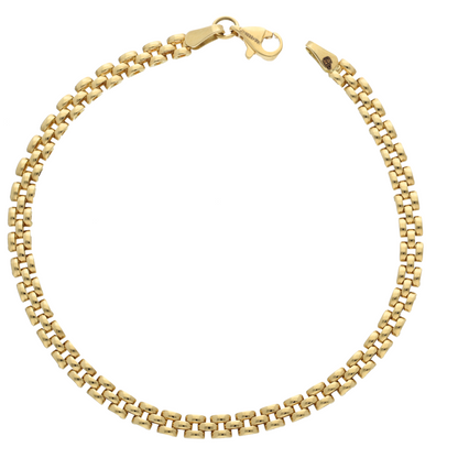 Gold Curb Bracelet 18KT - FKJBRL18K9312