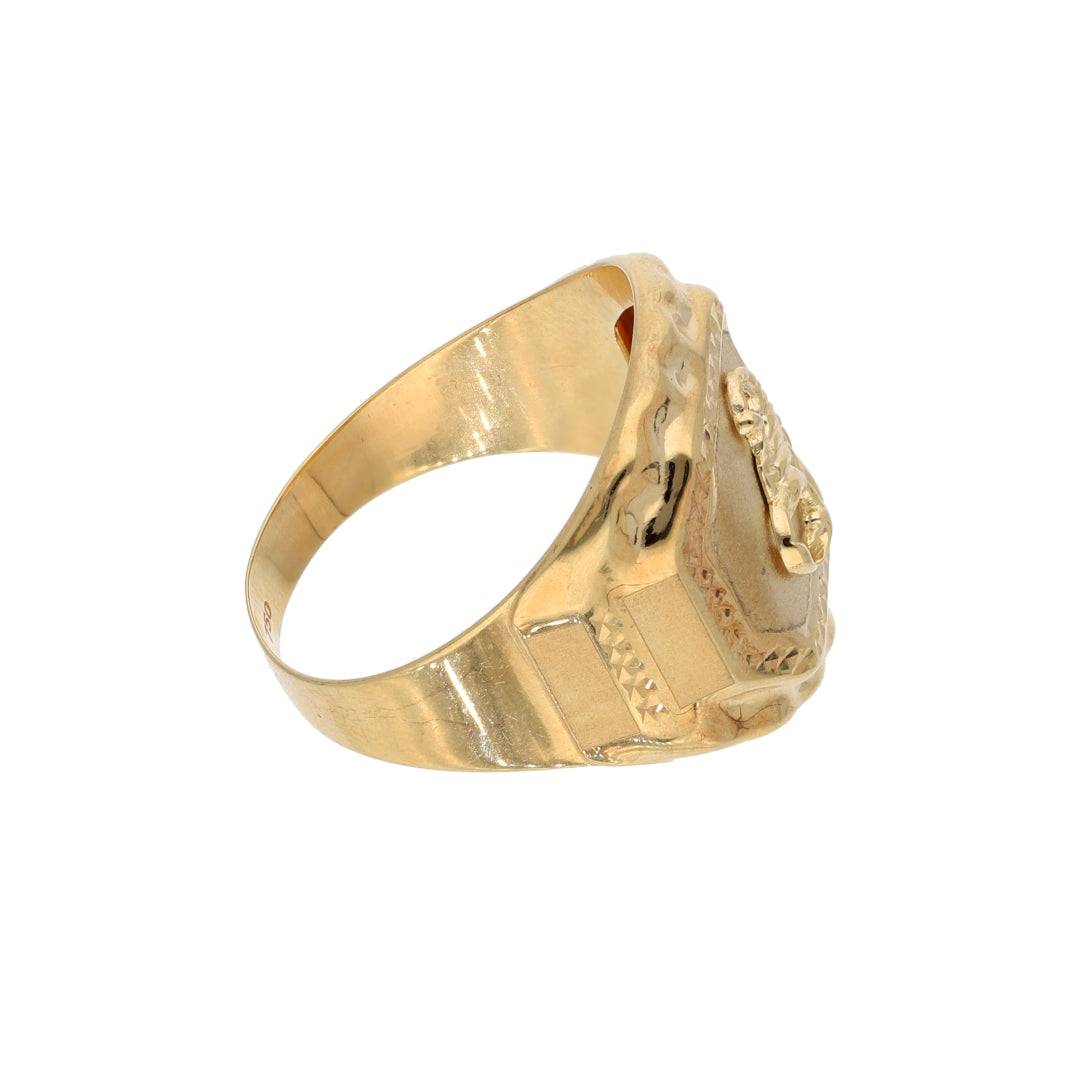 Gold Stud Classy Scorpion Design in Men's Ring 18KT - FKJRN18K9435