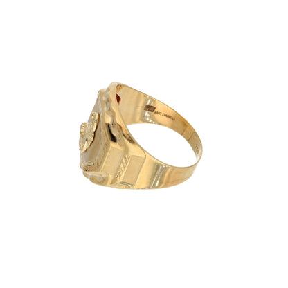 Gold Stud Classy Scorpion Design in Men's Ring 18KT - FKJRN18K9435