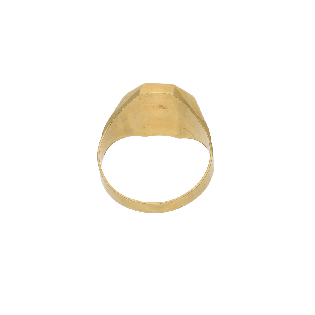 Gold Classy Stud Design in Ring 18KT - FKJRN18K9436