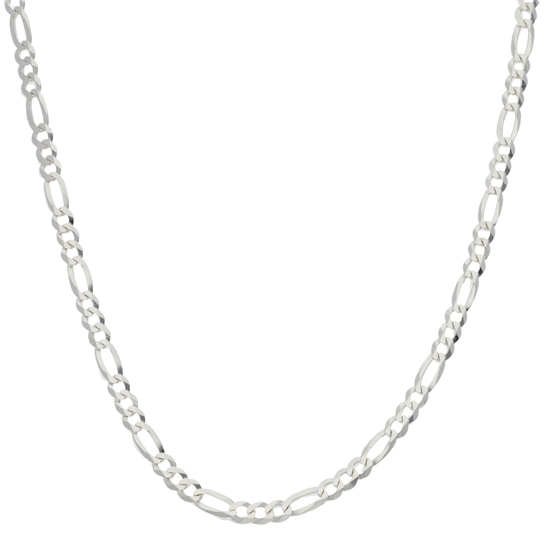 Sterling Silver 925 Figaro Chain - FKJCNSL9443