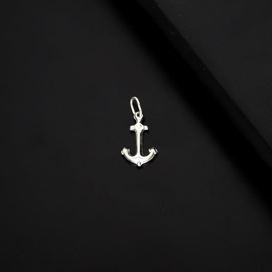 Sterling Silver 925 Anchor Pendant  - FKJPNDSL9514