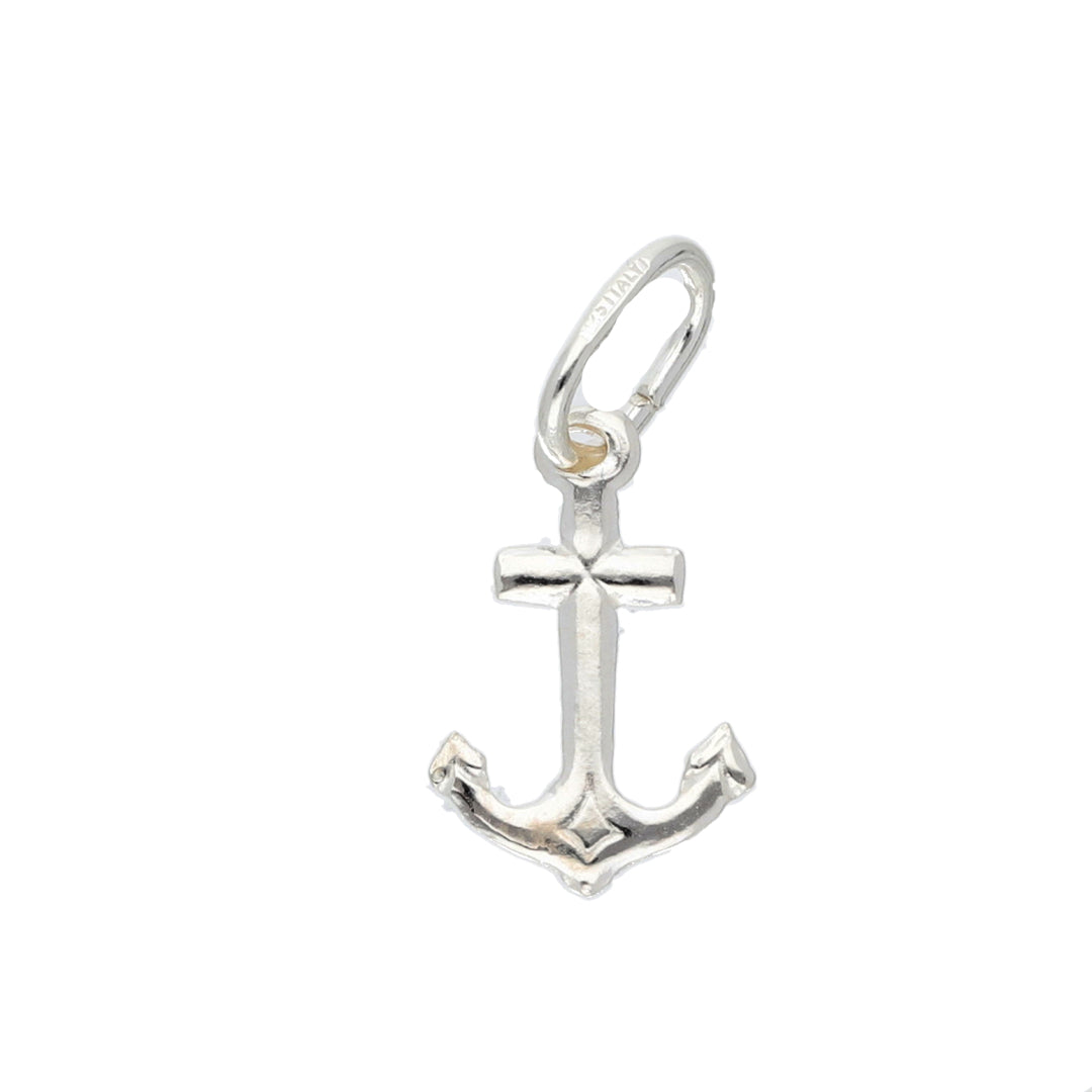 Sterling Silver 925 Anchor Pendant  - FKJPNDSL9515