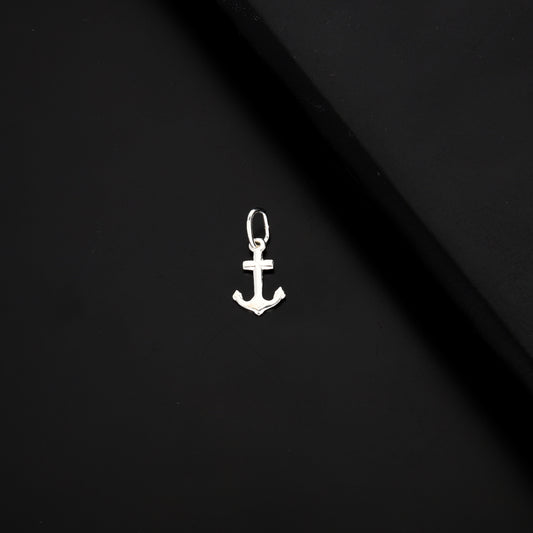 Sterling Silver 925 Anchor Pendant  - FKJPNDSL9515