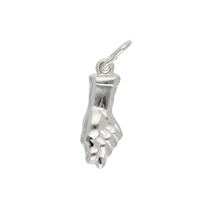 Sterling Silver 925 Closed Fist Pendant - FKJPNDSL9517