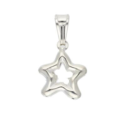 Sterling Silver 925 Star Pendant - FKJPNDSL9524