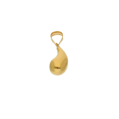 Gold Tear Drop Shaped Pendant 21KT - FKJPND21KM9599