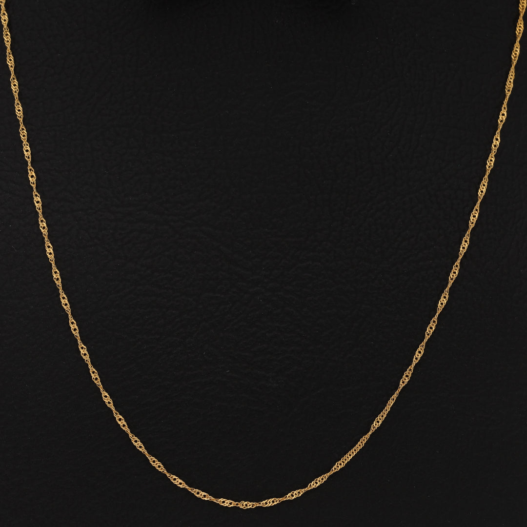 Gold Disco Chain 21KT - FKJCN21KM9693