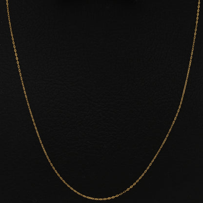 Gold Interlink Chain 21KT - FKJCN21KM9697