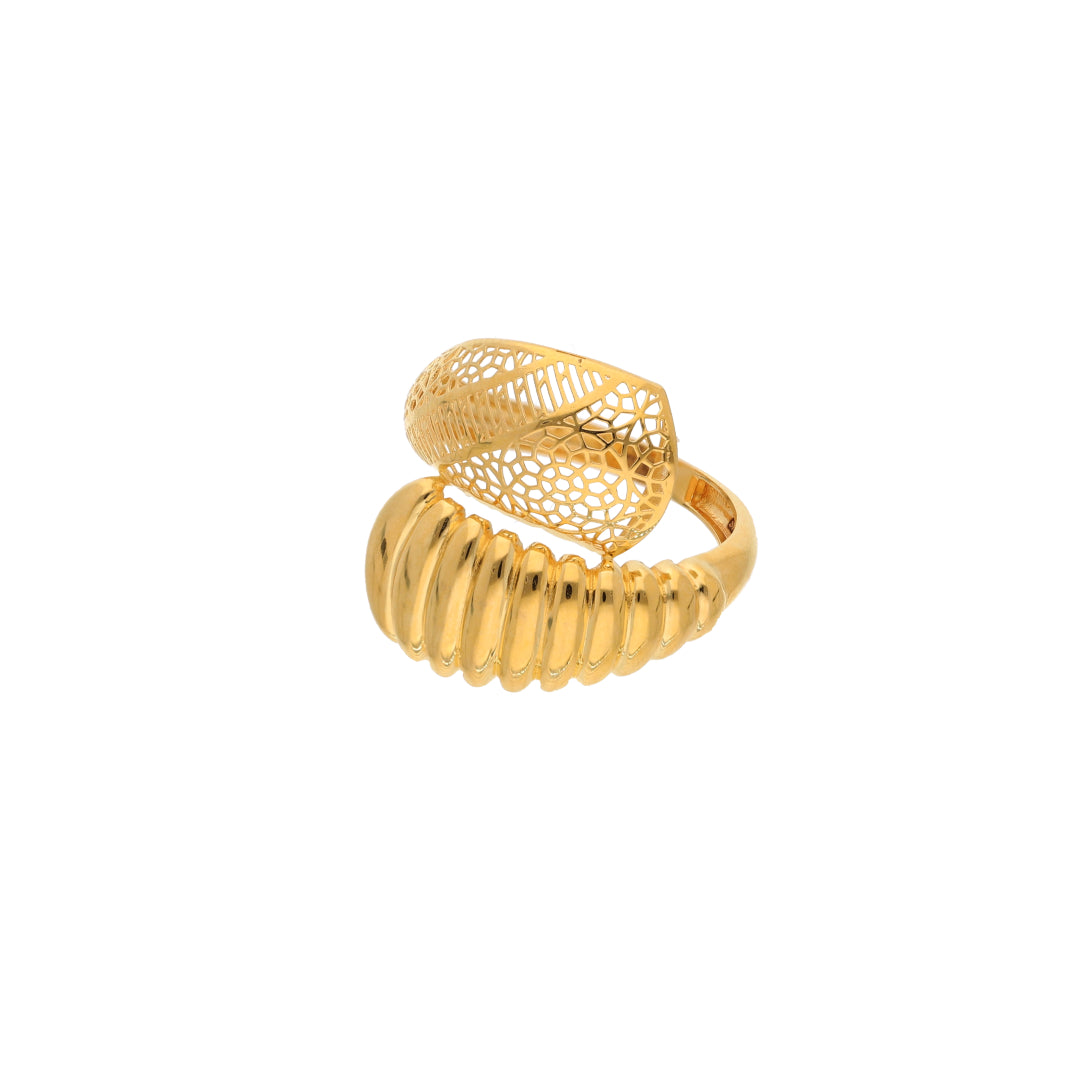 Gold Premium Handcrafted Ring 21KT - FKJRN21KM9700