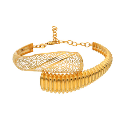 Gold Premium Handcrafted Bangle 21KT - FKJBNG21KM9699