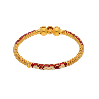 Gold Baby Bangle 21KT - FKJBNG21KM9977