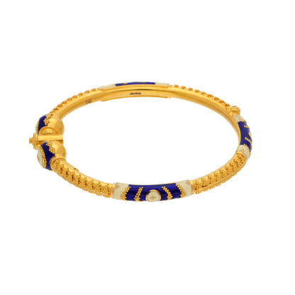 Gold Baby Bangle 21KT - FKJBNG21KM9972