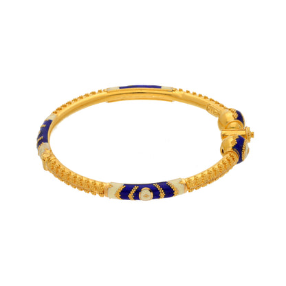 Gold Baby Bangle 21KT - FKJBNG21KM9972