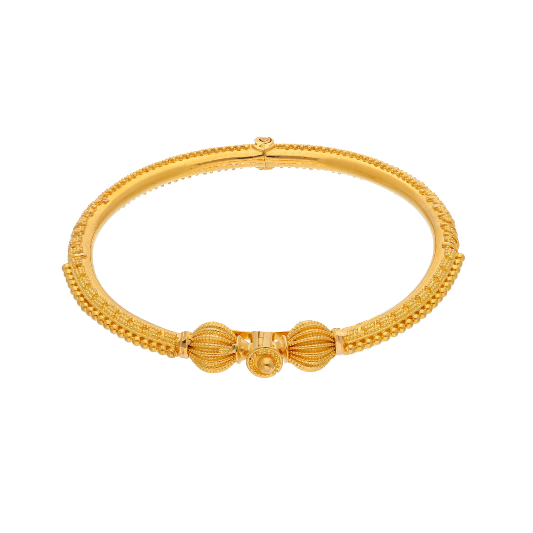 Gold Baby Bangle 21KT - FKJBNG21KM9974