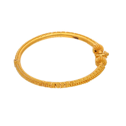 Gold Baby Bangle 21KT - FKJBNG21KM9974