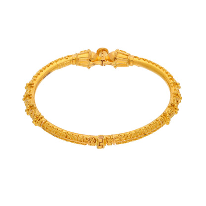 Gold Baby Bangle 21KT - FKJBNG21KM9975