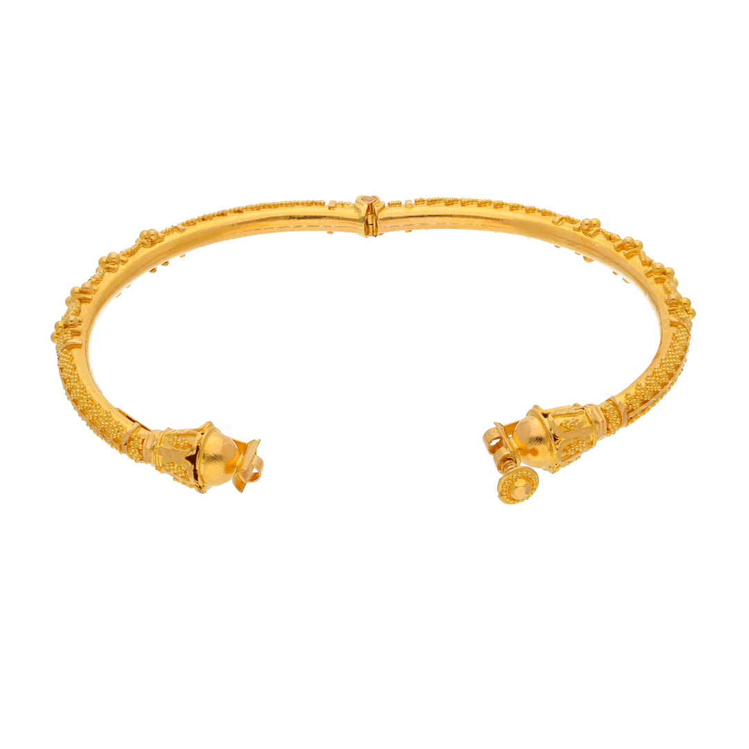 Gold Baby Bangle 21KT - FKJBNG21KM9975