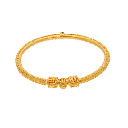 Gold Baby Bangle 21KT - FKJBNG21KM9976