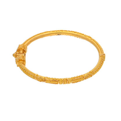 Gold Baby Bangle 21KT - FKJBNG21KM9976