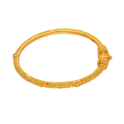 Gold Baby Bangle 21KT - FKJBNG21KM9976