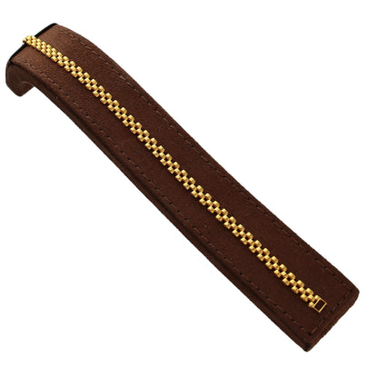 Gold Strap Link Bracelet 21KT - FKJBRL21KM10268