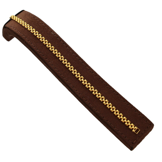 Gold Strap Link Bracelet 21KT - FKJBRL21KM10268