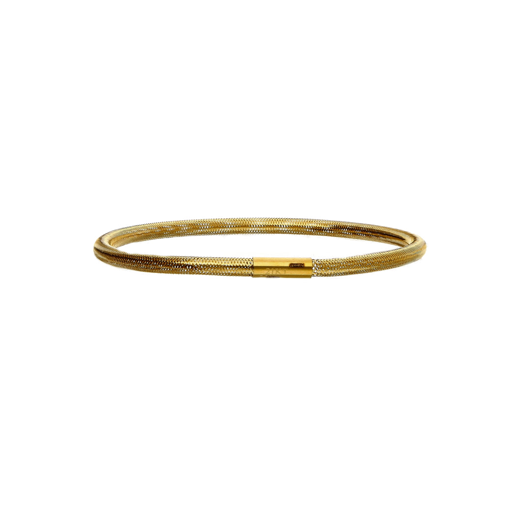 Gold Elegant Bangle 21KT - FKJBNG21KM10119