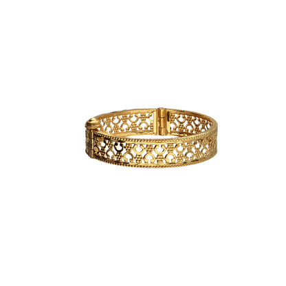 Gold Baby Bangle 21KT - FKJBNG21KM10128