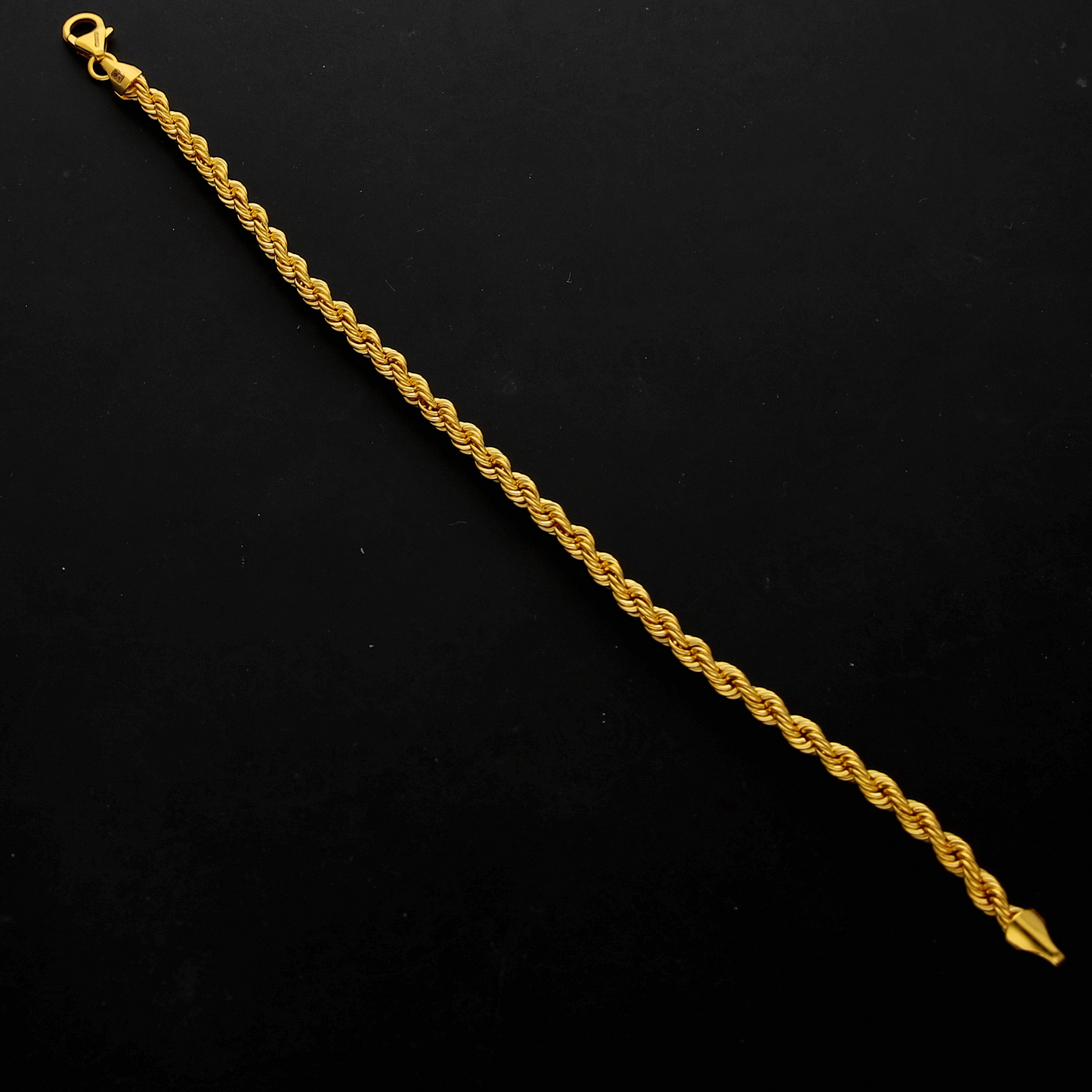 Gold Rope Style Bracelet 21KT - FKJBRL21KM10245