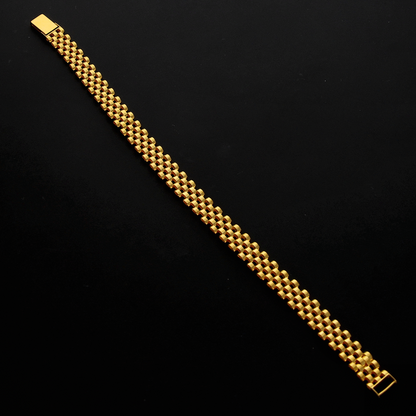 Gold Classic Bracelet 21KT - FKJBRL21KM10270