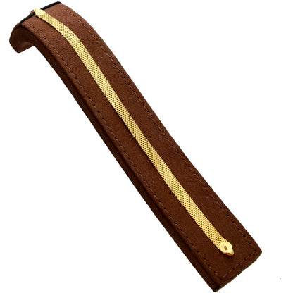 Gold Interlink Strap Bracelet 21KT - FKJBRL21KM10290