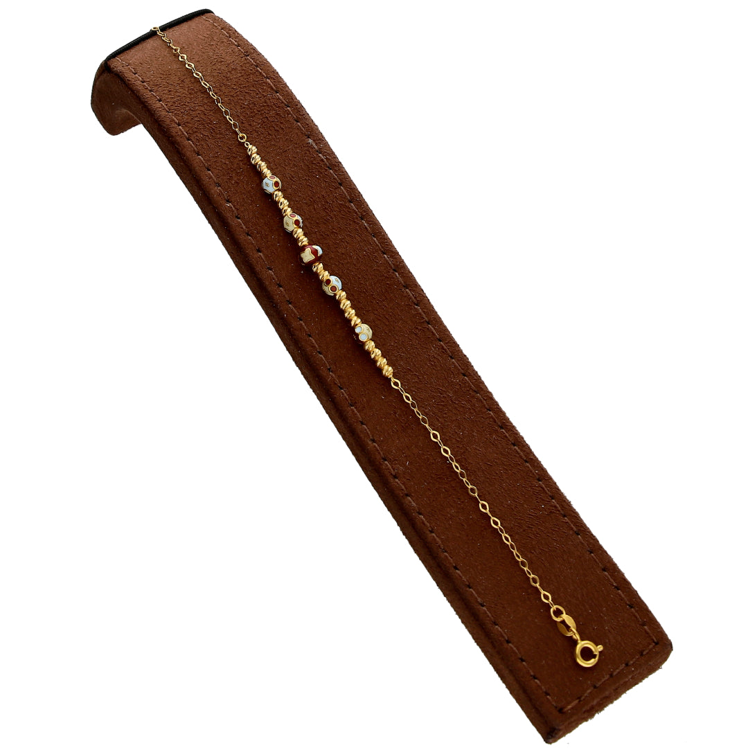 Gold Whimsical Bracelet 21KT - FKJBRL21KM10297