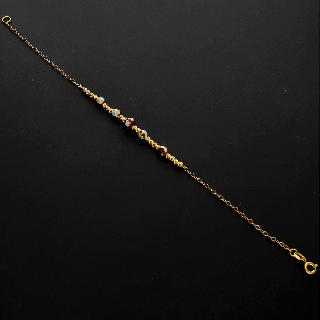 Gold Whimsical Bracelet 21KT - FKJBRL21KM10297